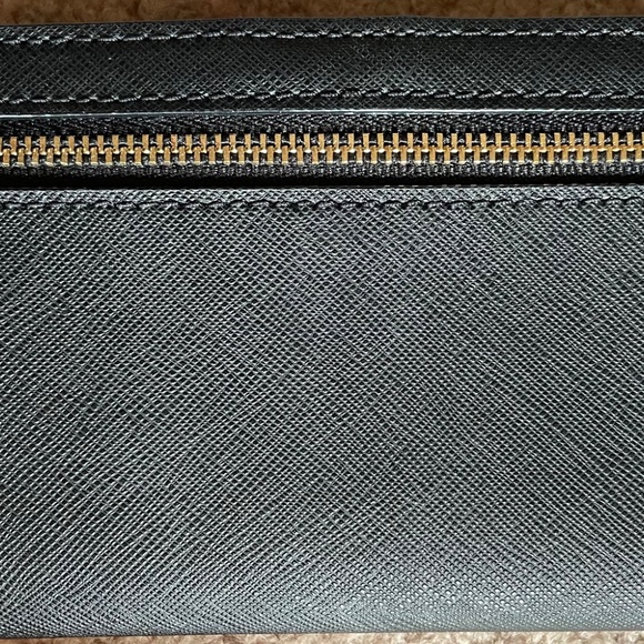 Blue and black leather Kate Spade wallet - Picture 2 of 3